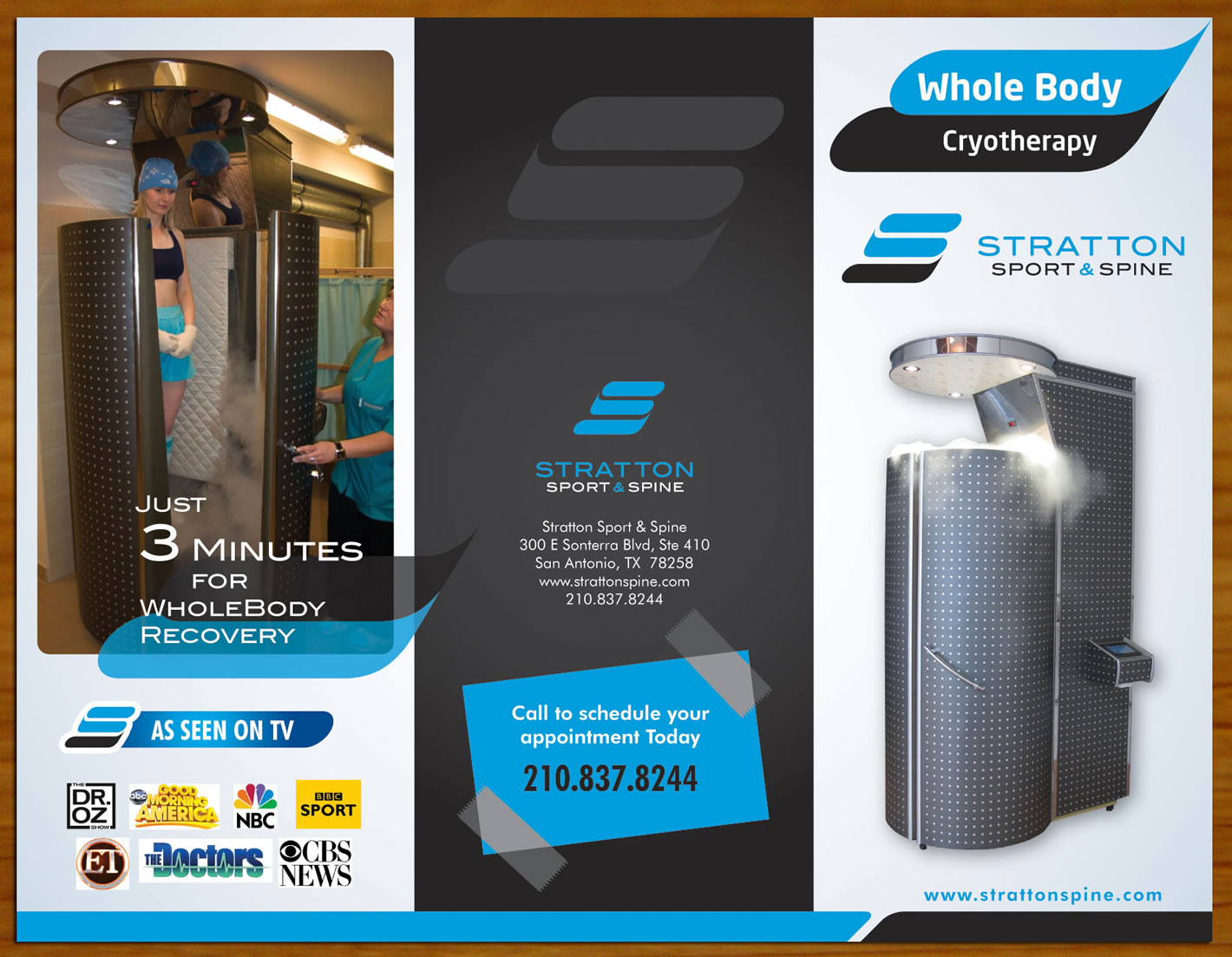 Brochure Design by Sbss for Stratton Sport & Spine | Design #1602563