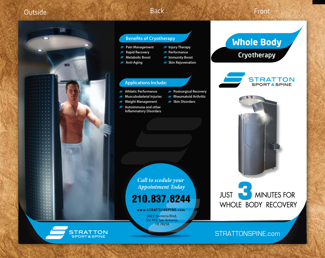 Brochure Design by Sbss for Stratton Sport & Spine | Design #1610139