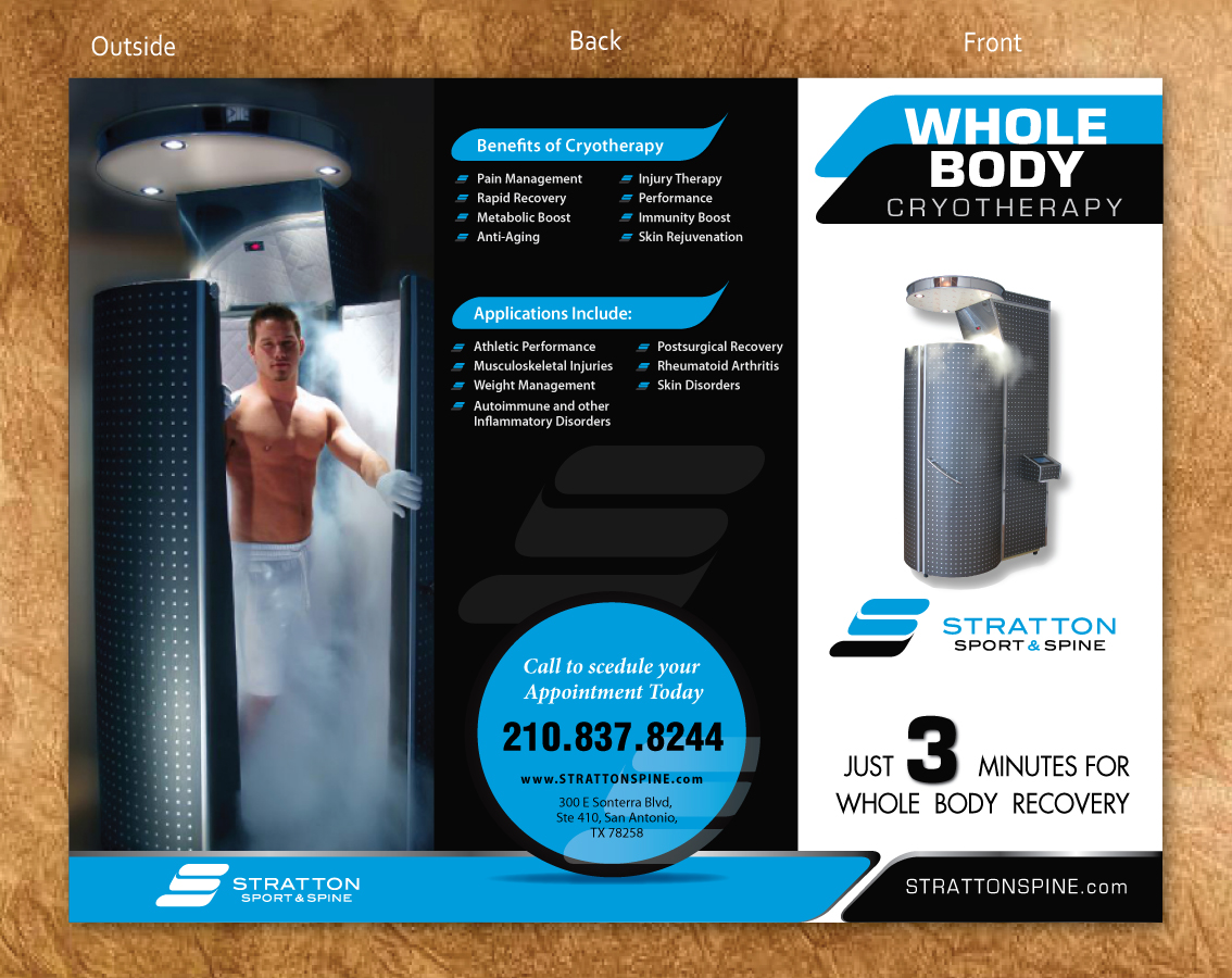 Brochure Design by Sbss for Stratton Sport & Spine | Design #1610142