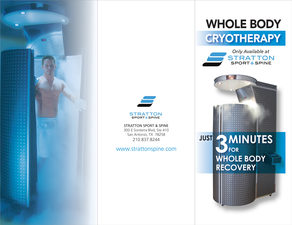 Diseño de Brochure por EDM Graphic Design para Stratton Sport & Spine | Diseño #1608420