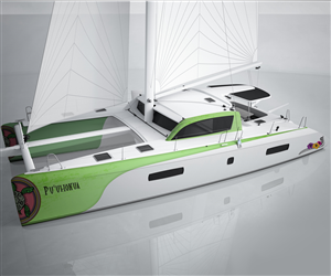 Catamaran needs graphic design with Polynesian theme | Graphic Design by neboica