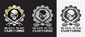 Diseño de Logo por shonecom para black flag customz | Diseño #1599392