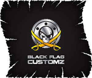 Diseño de Logo por shonecom para black flag customz | Diseño: #1615215