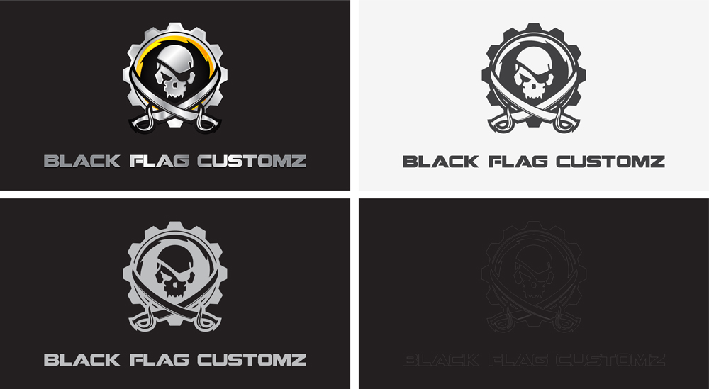 Diseño de Logo por shonecom para black flag customz | Diseño #1721411