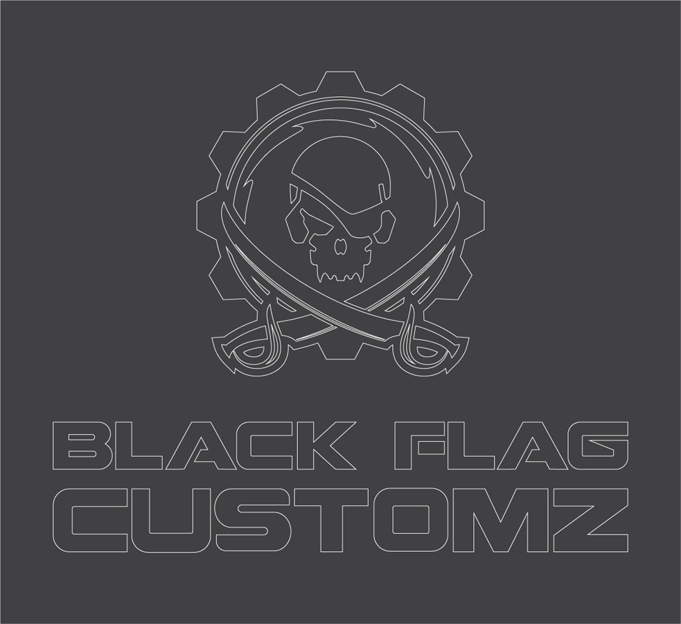 Logo Design by shonecom for black flag customz | Design #1725420
