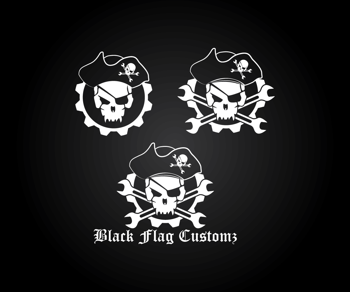Diseño de Logo por 3E para black flag customz | Diseño #1622131