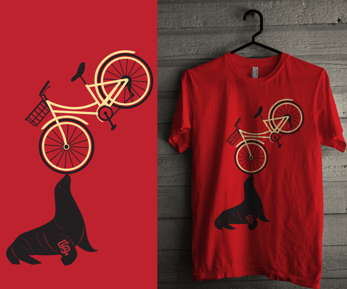 T-shirt Design by Masyhurizal for Streets of San Francisco Bike Tours | Design #5872234