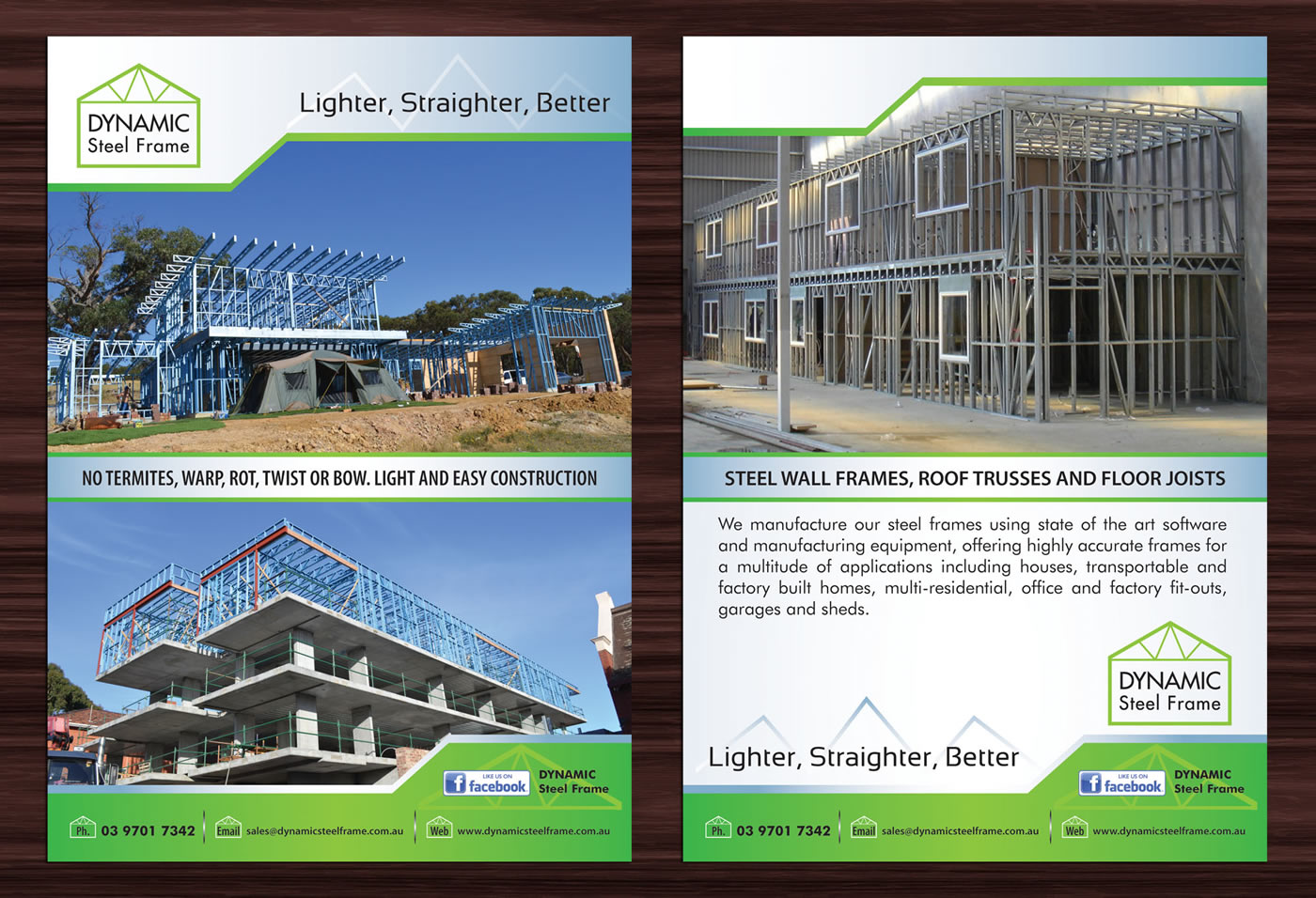 Flyer Design by Sbss for Dynamic Steel Frame | Design: #1598091