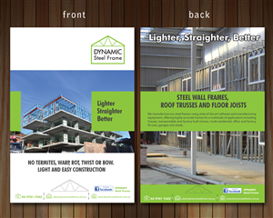 Flyer Design by Sbss for Dynamic Steel Frame | Design: #1601816