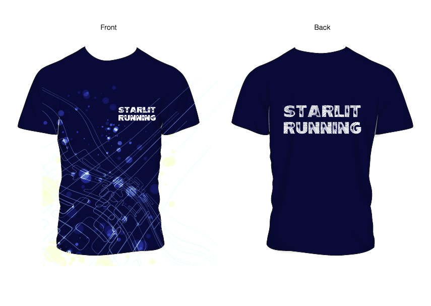 T-Shirt-Design von heyiamlouise für Starlit Running Co., LLC | Design #5943448