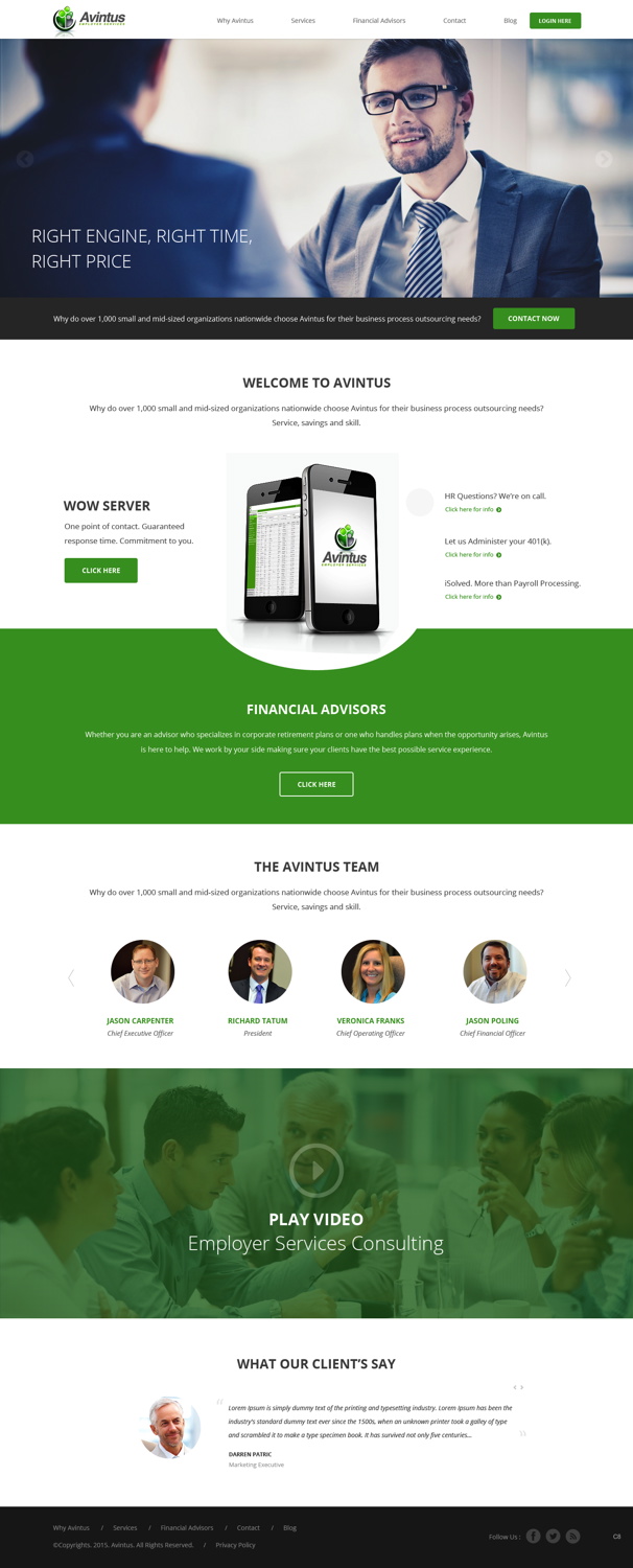 Web Design by pb for this project | Design #5881884