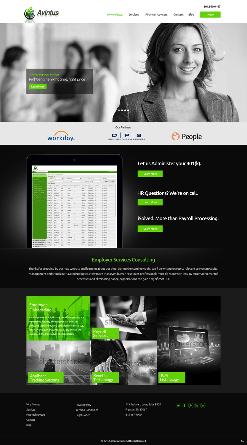 Web Design by pb for this project | Design #6064738