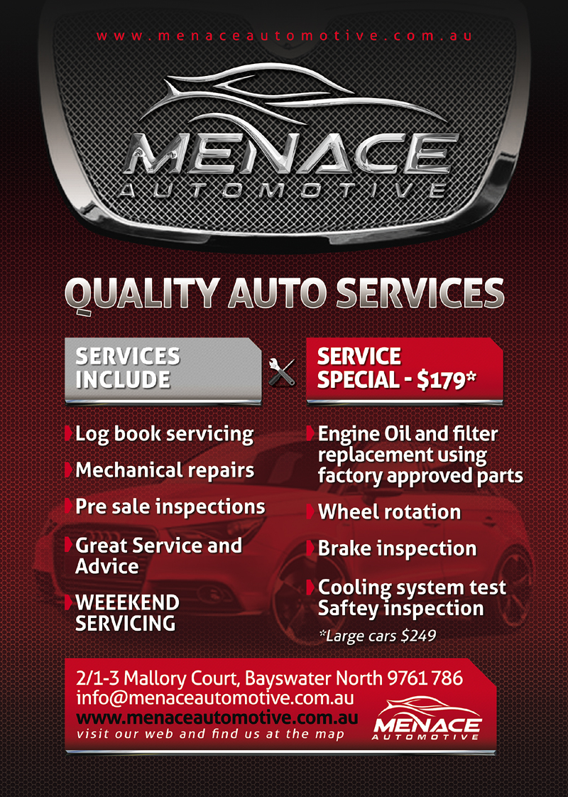 Advertisement Design by Andreev for Menace Motorsport | Design #1590301