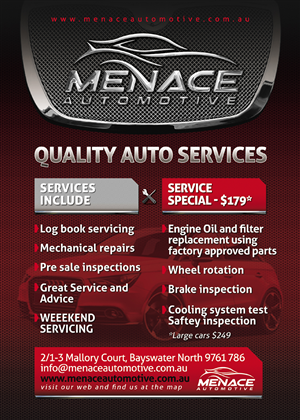 Advertisement Design by Andreev for Menace Motorsport | Design: #1590301