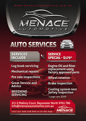 Advertisement Design by Andreev for Menace Motorsport | Design: #1591057
