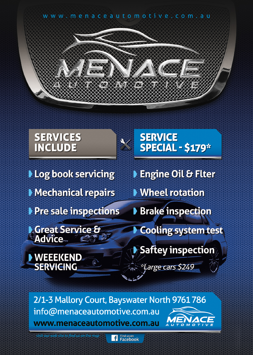 Advertisement Design by Andreev for Menace Motorsport | Design #1594311