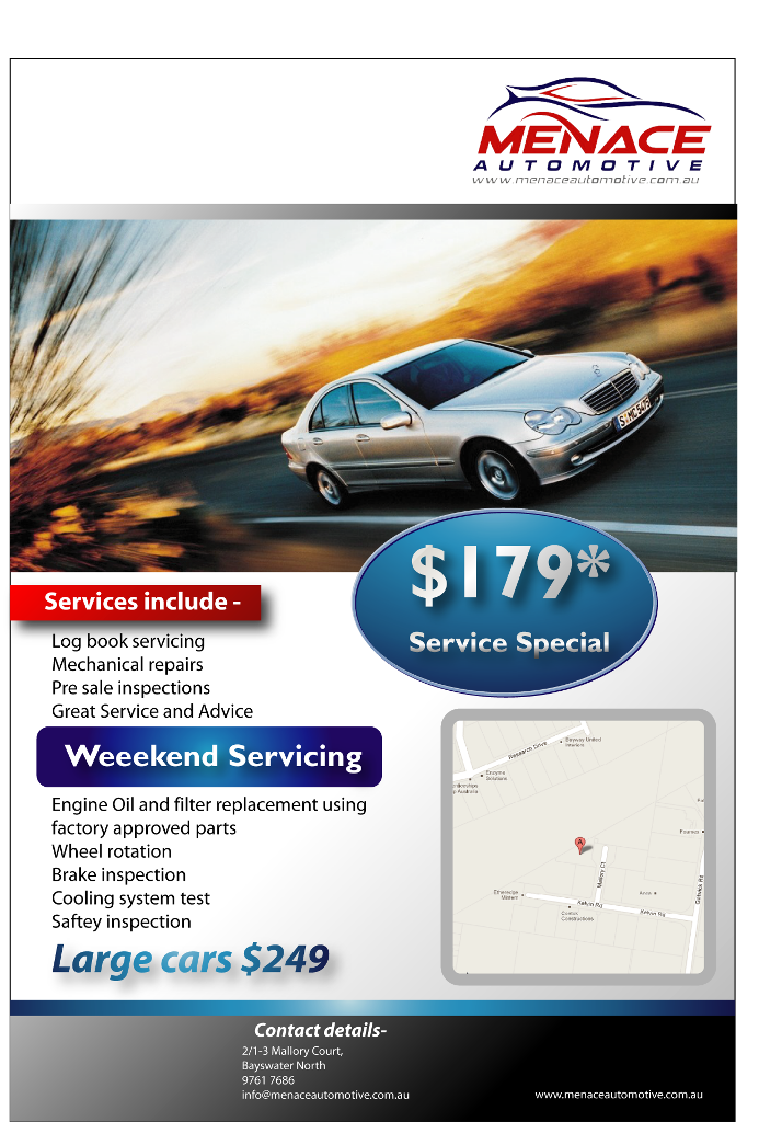 Advertisement Design by nafizrahat for Menace Motorsport | Design #1591254