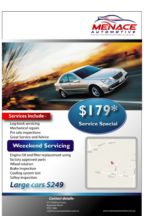 Advertisement Design by nafizrahat for Menace Motorsport | Design: #1591254