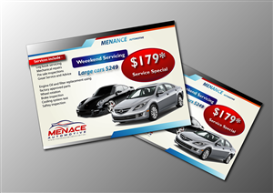 Advertisement Design by nafizrahat for Menace Motorsport | Design #1596059