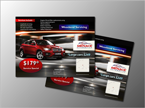 Advertisement Design by nafizrahat for Menace Motorsport | Design: #1596069
