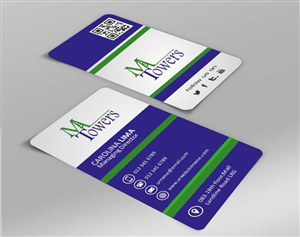 Business Card Design by AwsomeD for M Towers, LLC | Design #5864325