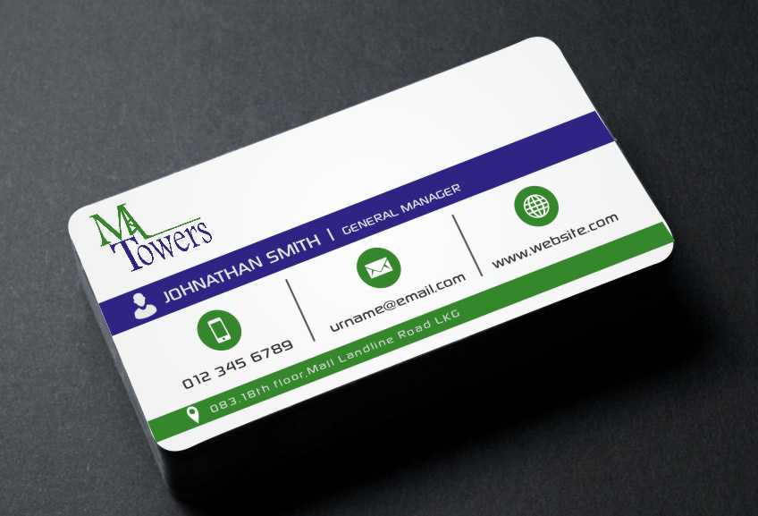 Business Card Design by AwsomeD for M Towers, LLC | Design #5864329