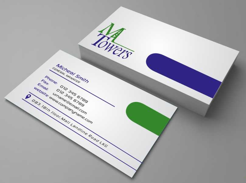 Business Card Design by AwsomeD for M Towers, LLC | Design #5864331