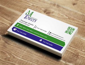 Business Card Design by AwsomeD for M Towers, LLC | Design: #5864332