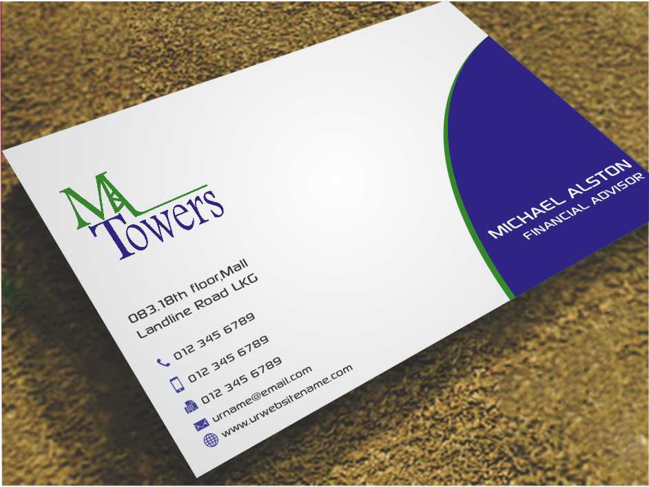 Business Card Design by AwsomeD for M Towers, LLC | Design #5864337