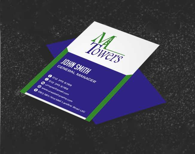 Business Card Design by AwsomeD for M Towers, LLC | Design #5864339