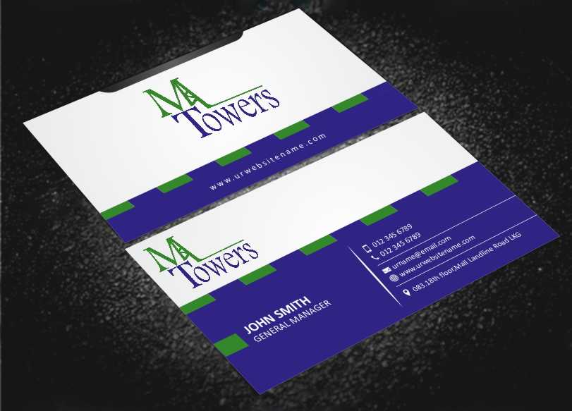 Business Card Design by AwsomeD for M Towers, LLC | Design #5864341