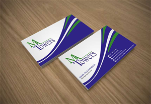 Business Card Design by szabist for M Towers, LLC | Design #5864125