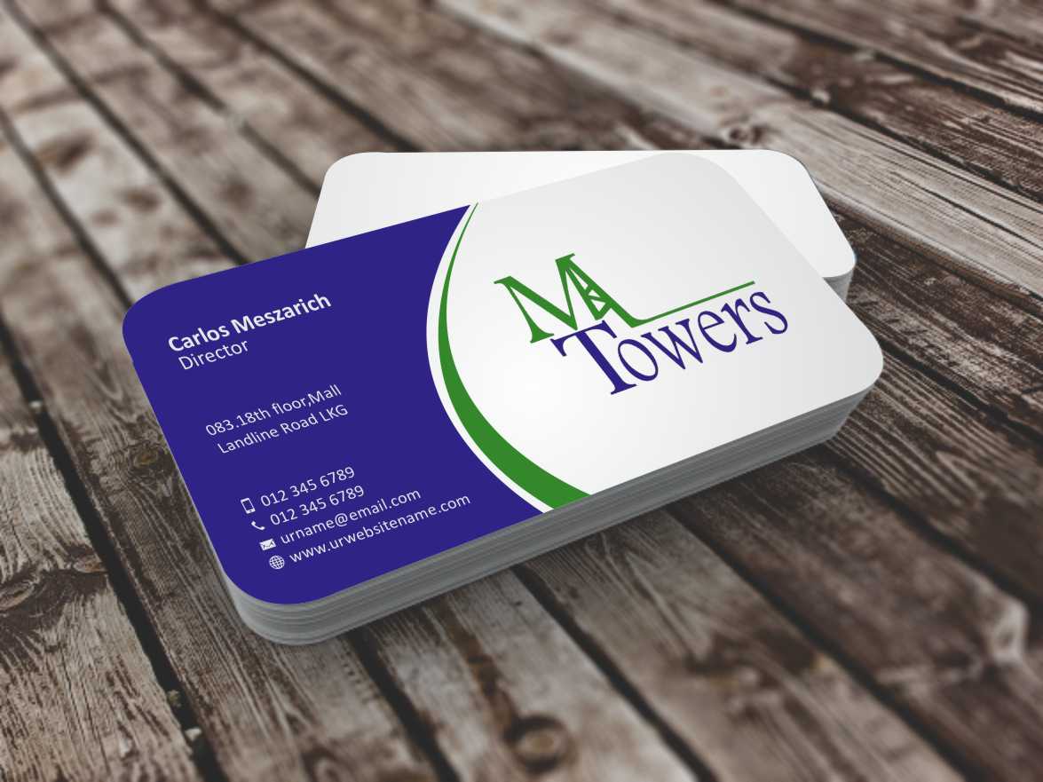 Business Card Design by szabist for M Towers, LLC | Design #5864130