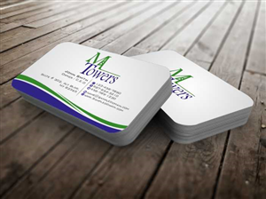Business Card Design by szabist for M Towers, LLC | Design: #5864146