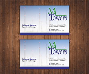 Business Card Design by Stylez Designz for M Towers, LLC | Design: #5895723