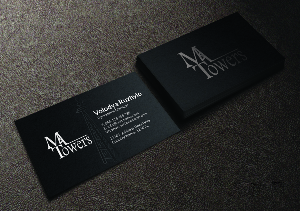 Business Card Design by Creations Box 2015 for M Towers, LLC | Design #5865240