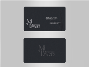 Business Card Design by Creations Box 2015 for M Towers, LLC | Design: #5865276