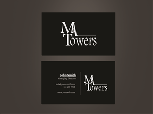 Business Card Design by Creations Box 2015 for M Towers, LLC | Design: #5865292