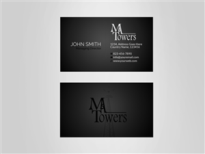 Business Card Design by Creations Box 2015 for M Towers, LLC | Design: #5865300