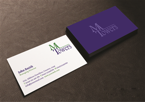 Business Card Design by Creations Box 2015 for M Towers, LLC | Design: #5865317