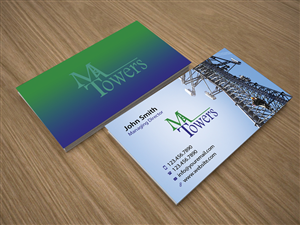 Business Card Design by Creations Box 2015 for M Towers, LLC | Design: #5865320