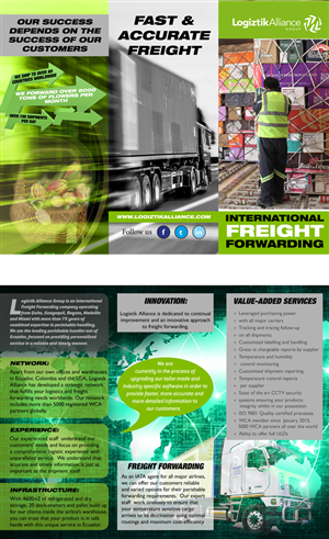Brochure Design by UrbainFX for Logiztik Alliance Group | Design: #5877796
