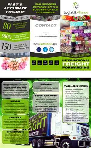 Brochure Design by UrbainFX for Logiztik Alliance Group | Design: #5883721