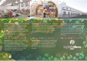 Diseño de Brochure por prakhararj007 para Logiztik Alliance Group | Diseño: #5877921