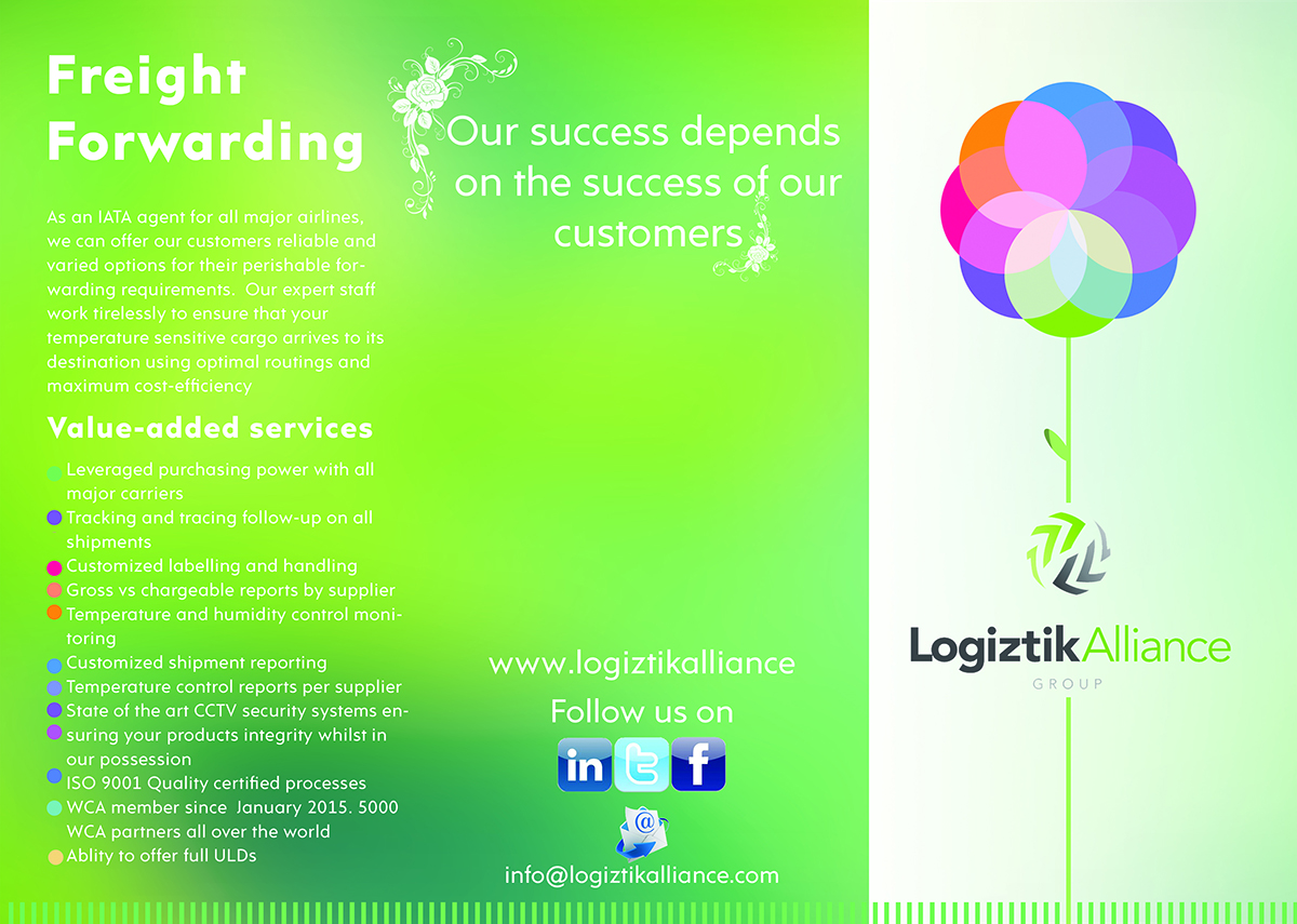 Brochure Design by prakhararj007 for Logiztik Alliance Group | Design #5877924