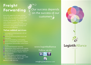 Diseño de Brochure por prakhararj007 para Logiztik Alliance Group | Diseño: #5877924