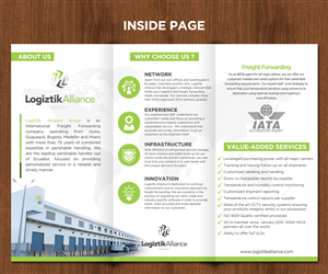 Brochure Design by sun_design for Logiztik Alliance Group | Design: #5878194