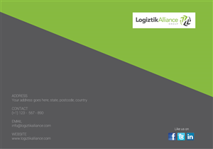 Brochure Design by One creative works for Logiztik Alliance Group | Design: #5878772