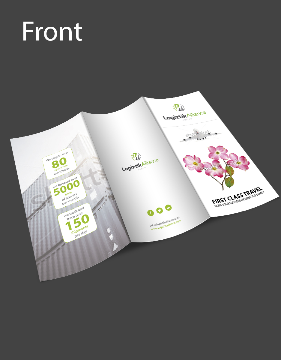 Brochure Design by Svetlin Angelov for Logiztik Alliance Group | Design: #5880423
