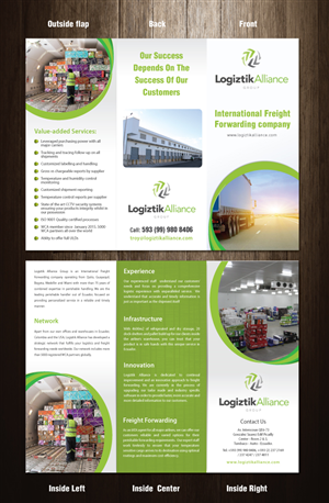 Brochure Design by meet007 for Logiztik Alliance Group | Design: #5867940